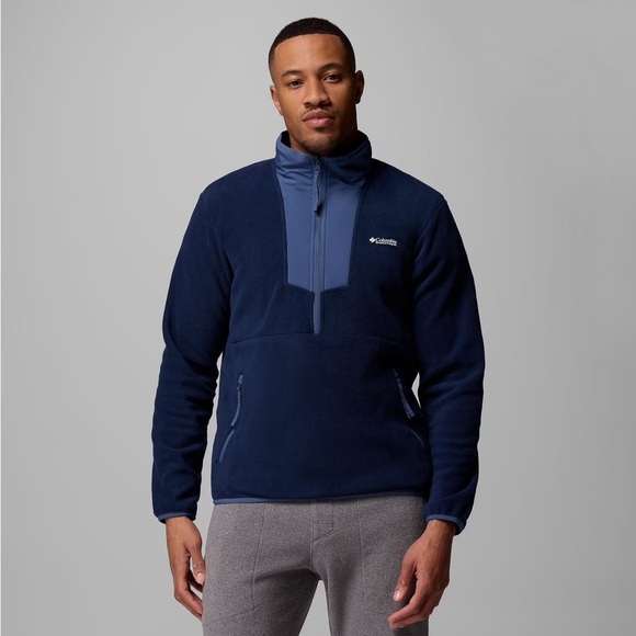 Columbia Dark Blue Fleece Half-Zip - Picture 4 of 4